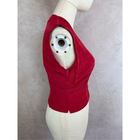 Vintage 1940s 1950s Pink Button Front Blouse Koret California - Picture 5 of 6